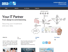 Tablet Screenshot of ansa-it.com